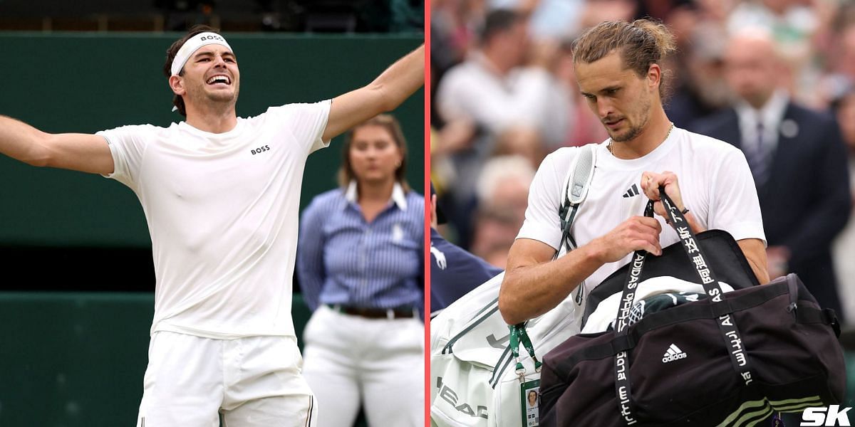 American No. 1 Taylor Fritz stuns Alexander Zverev at Wimbledon (Source: Getty)