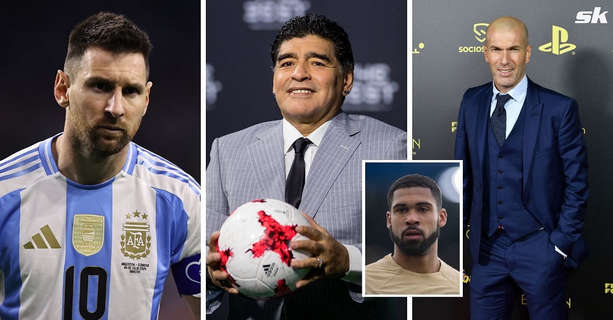 Ex-Chelsea star Ruben Loftus-Cheek makes bold choice among Lionel Messi, Zinedine Zidane and Diego Maradona.