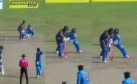 [Watch] Riyan Parag cleans up in-form Dunith Wellalage with a peach in IND vs SL 3rd ODI