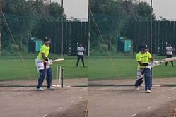“Feels good to be back!” - Shikhar Dhawan trains hard in the nets ahead of the Legends League Cricket