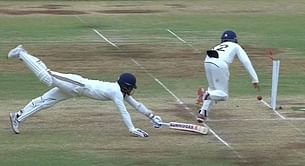 [Watch] Musheer Khan ends Akash Deep’s fighting knock with sharp reflexes in Duleep Trophy match