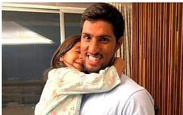 [Watch] "Who's a bigger kid" - Tilak Varma takes a slide with Rohit Sharma's daughter Samaira