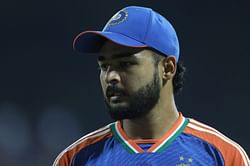 " Another reckless shot" - Fans react as Riyan Parag gets out for 20 in IND A vs IND D 2024 Duleep Trophy match