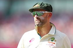 [Watch] Nathan Lyon searches for the red ball in the bushes, finds white ball instead during NSW vs SA Sheffield Shield 2024 match