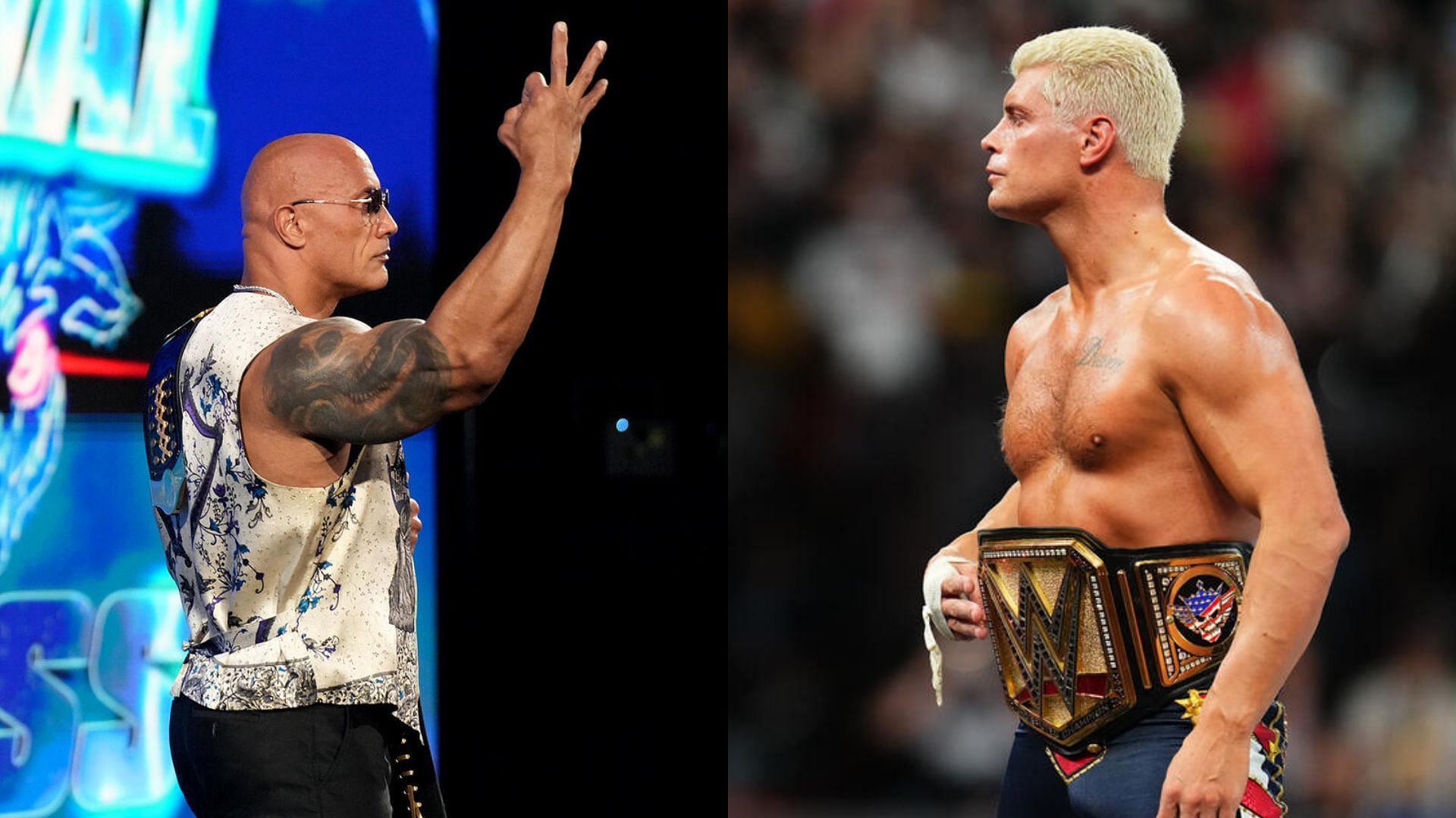 The Rock returned at WWE Bad Blood! [Image creditsL WWE.com]