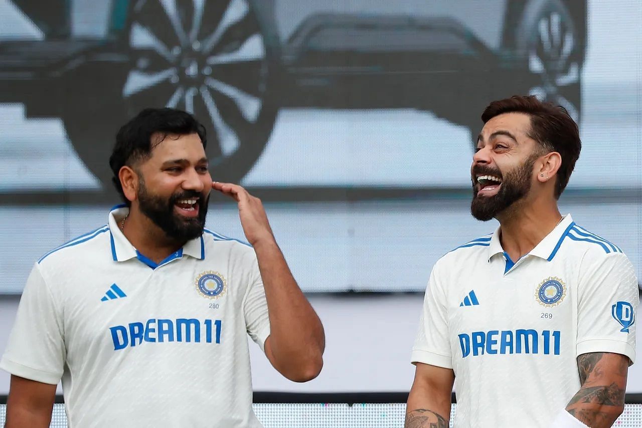 Rohit Sharma (left) and Virat Kohli could be on their last Test trip to Australia. [P/C: BCCI]