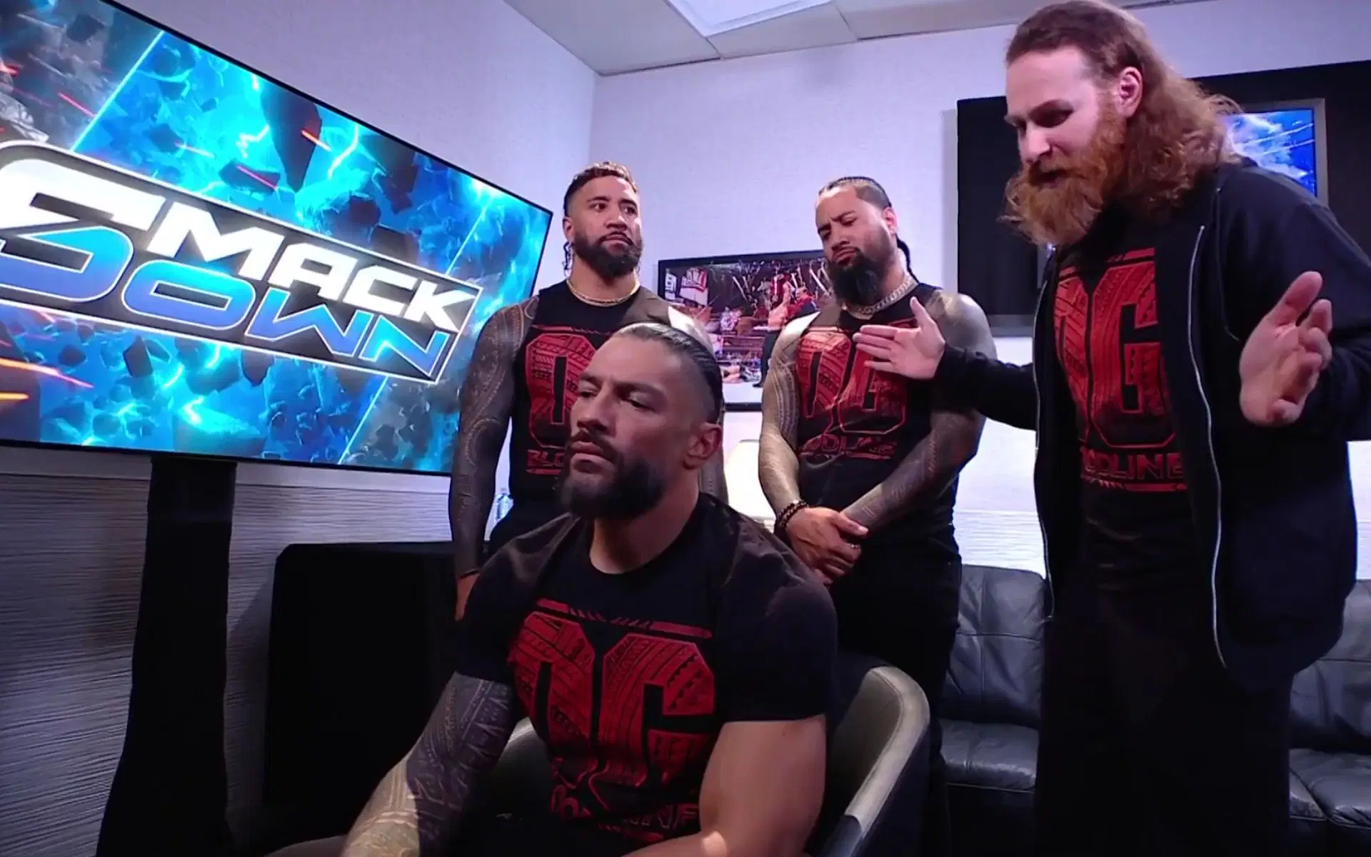 The Bloodline are facing some serious issues (Picture Courtesy: WWE on X)