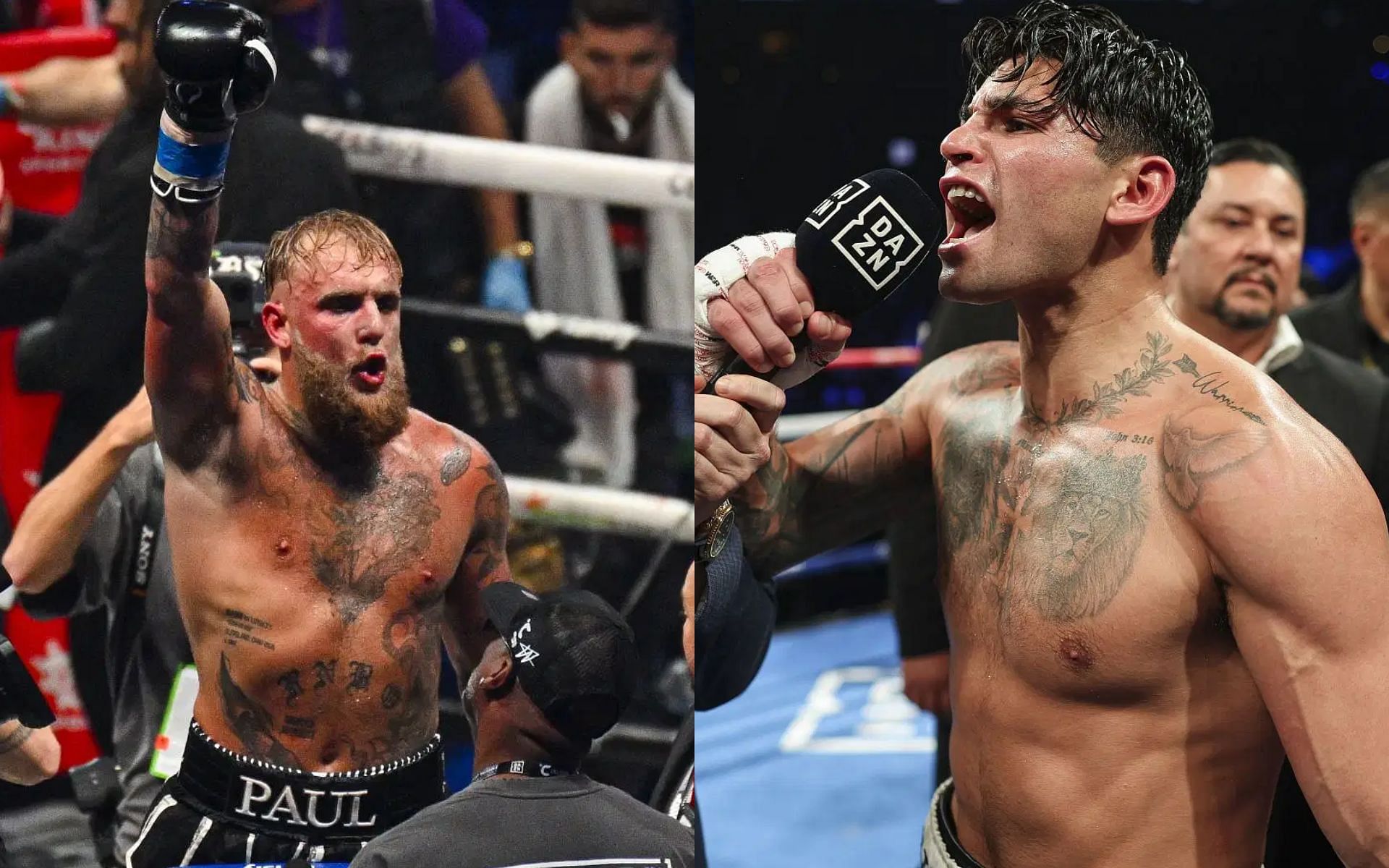 Ryan Garcia shares prediction for potential Jake Paul fight [Image courtesy: Getty Images]