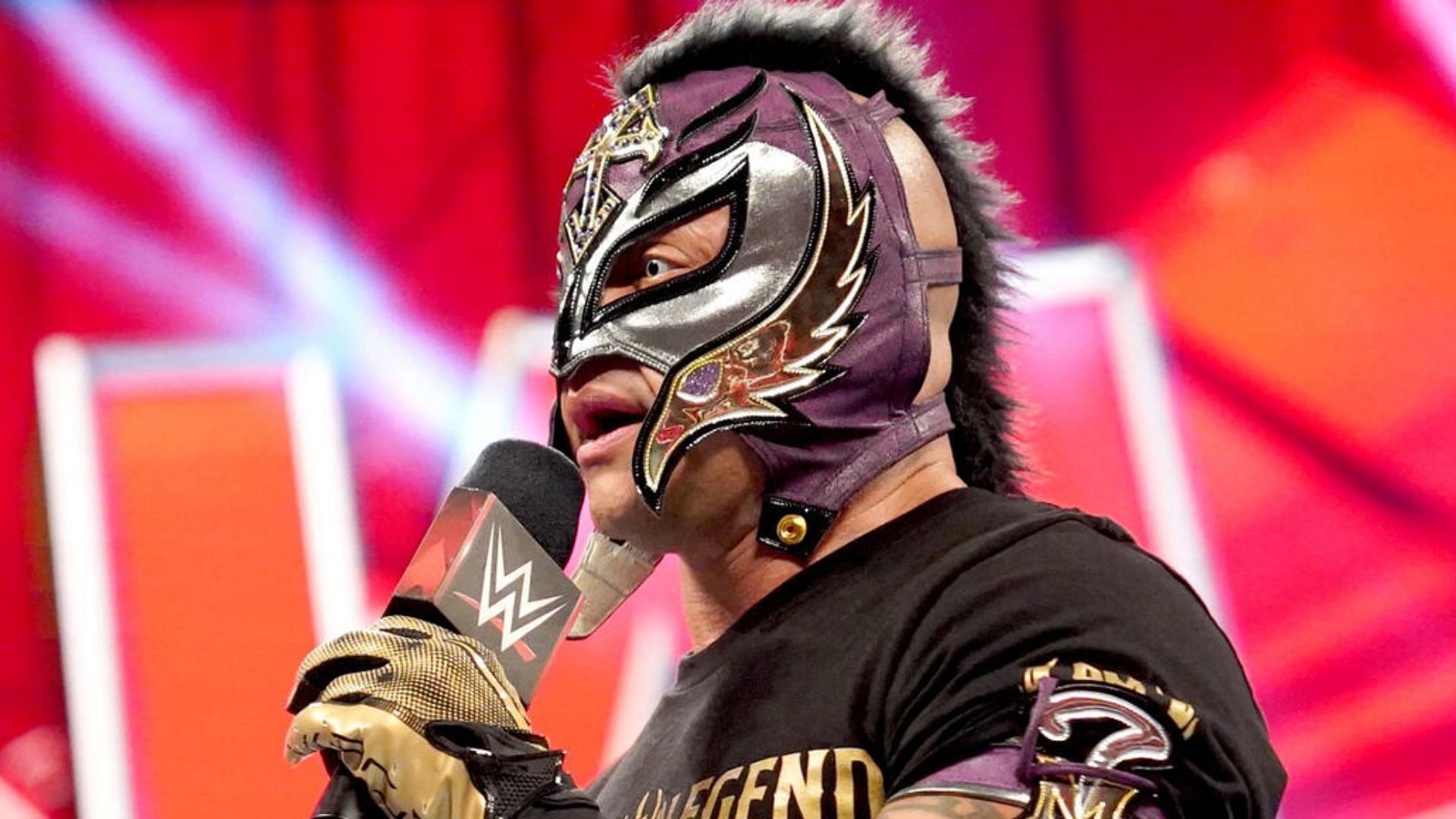 Rey Mysterio performs on RAW [Photo credit: WWE.com]