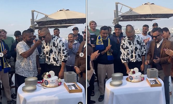 [Watch] Shikhar Dhawan celebrates his 39th birthday with Karnali Yaks teammates