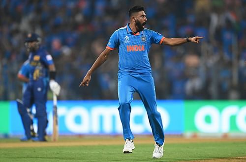Mohammed Siraj was part of India's playing XI throughout the 2023 ODI World Cup. [P/C: Getty]