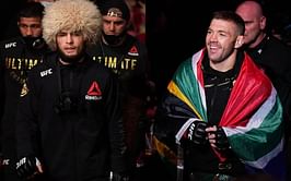 "He’s not lightweight anymore" - When teammate claimed Khabib Nurmagomedov could "100%" beat Dricus du Plessis at 185 pounds four years after retiring