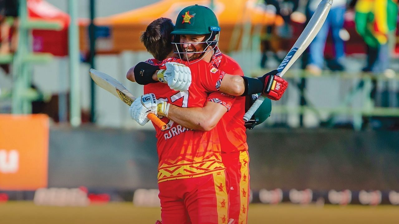 बेन करन और क्रेग एर्विन (Photo Credit: X/@ZimCricketv)