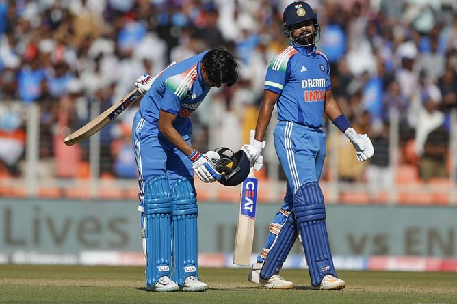 Shubman Gill's 112, Shreyas Iyer's 78 lift India to 356 in 3rd ODI against England in Ahmedabad