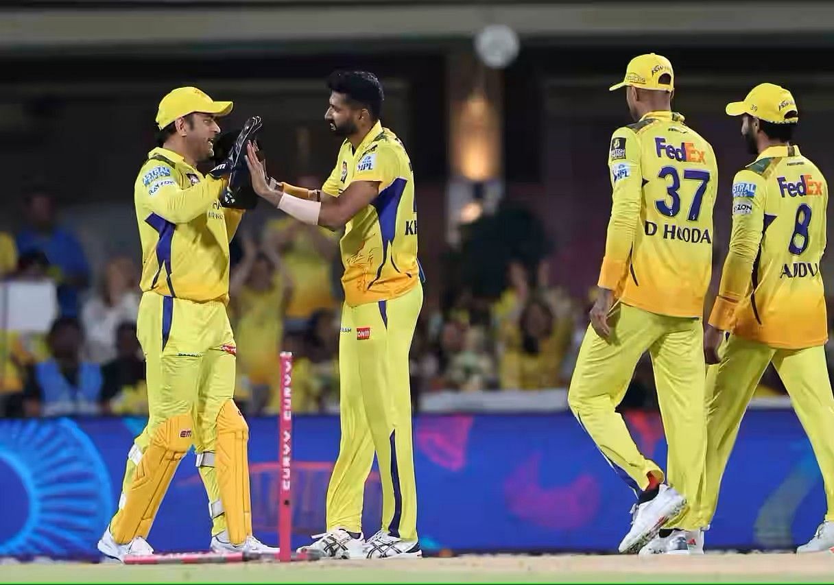 चेन्नई सुपर किंग्स टीम (Photo Credit - IPLT20.COM)