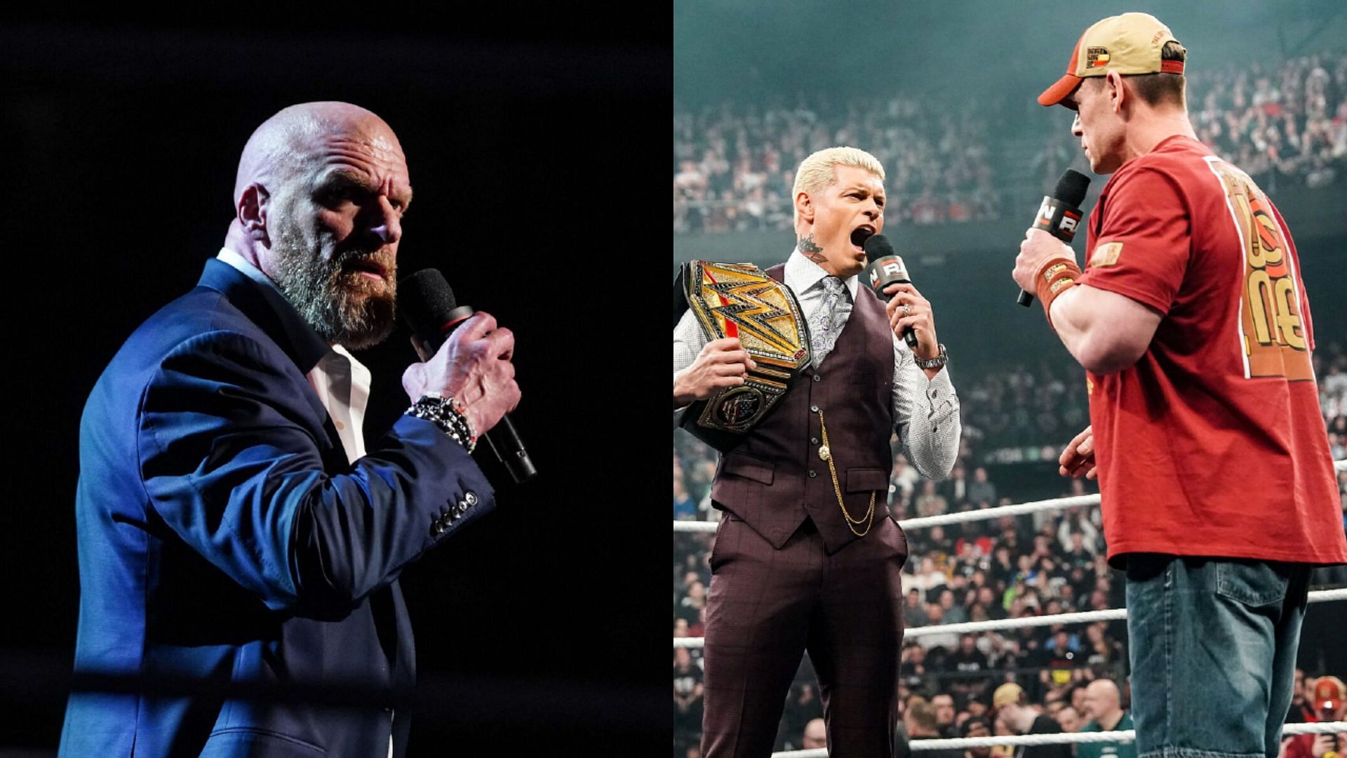 WWE WrestleMania 41 के बड़े मैच को किया हाइप (Photos: WWE.com)