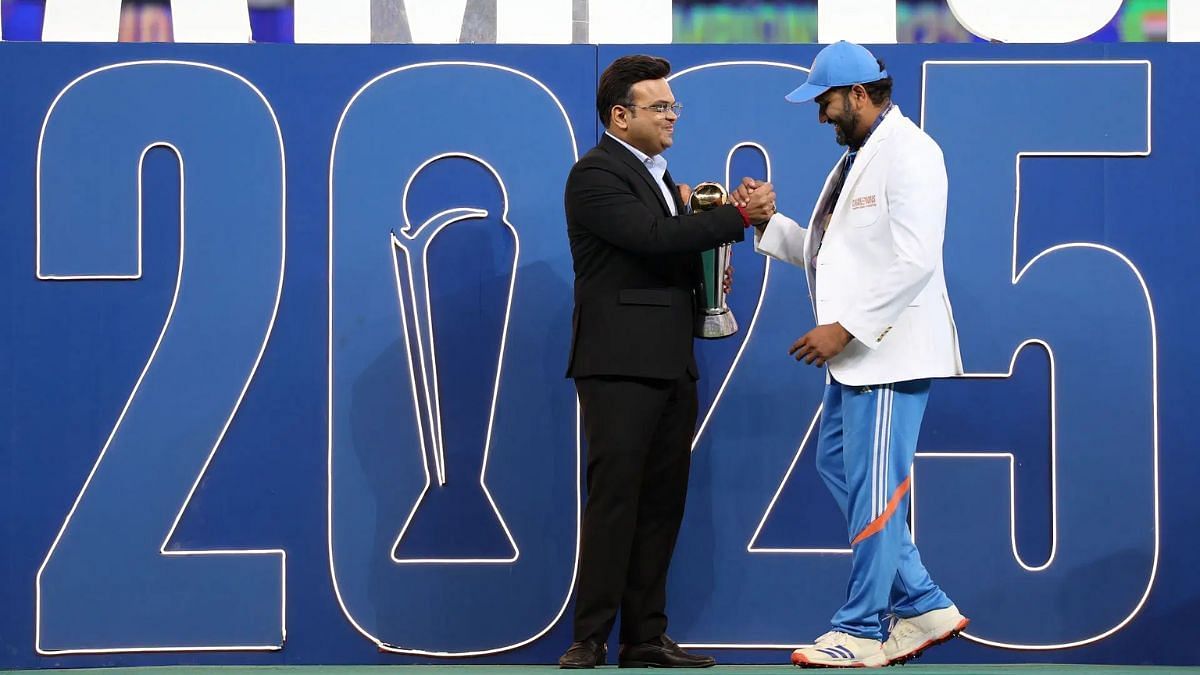 आईसीसी चैयरमैन जय शाह और भारत के कप्तान रोहित शर्मा (Photo Credit_Getty)
