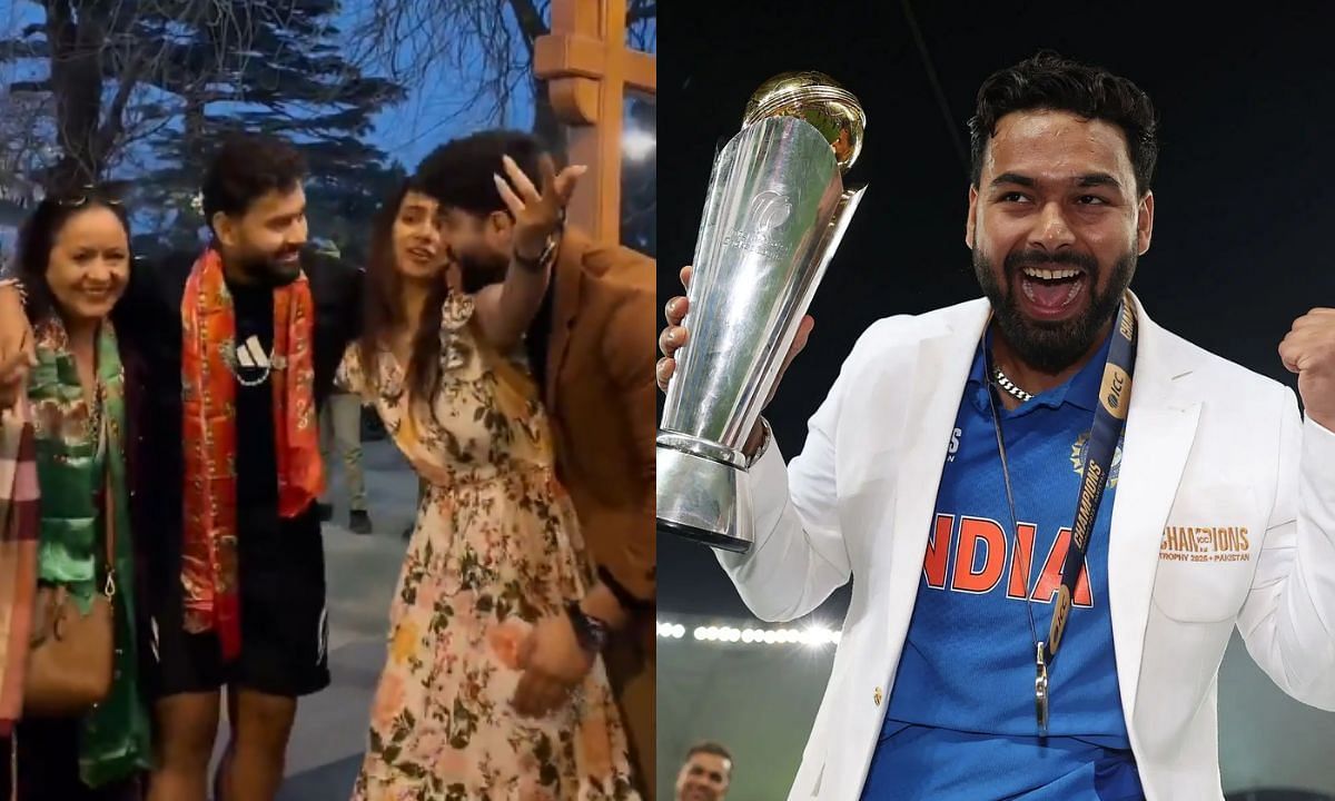 ऋषभ पंत अपनी बहन की शादी के फंक्शन में शामिल हुए (Photo Credit: Instagram/thisisreals, Getty Images)