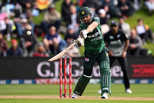 Captain Salman Ali Agha showcased his range with the bat. (Credits: Getty)