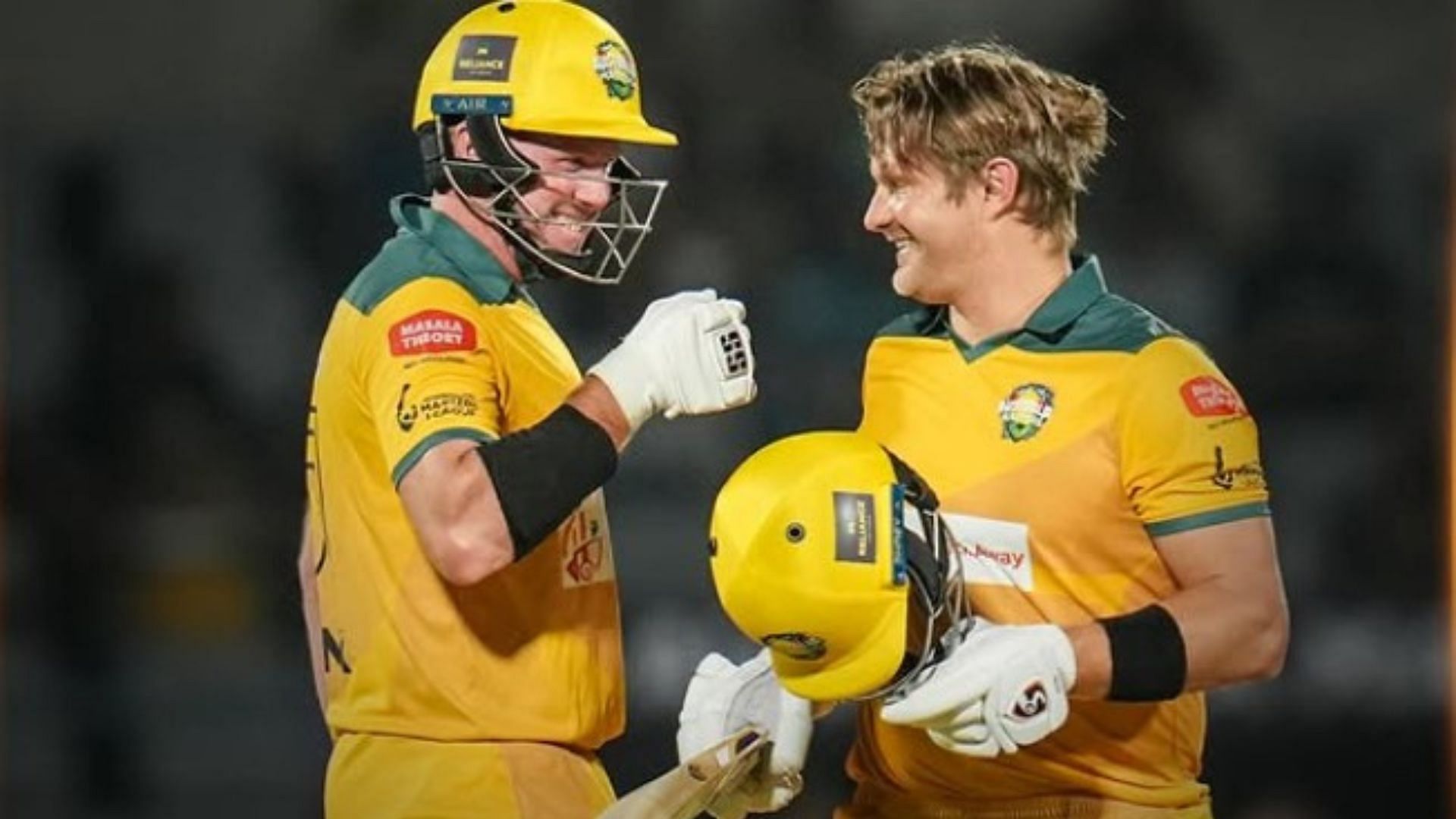 Shane Watson hit his third hundred in IMLT20 2025 (Image via imlt20official on Instagram)