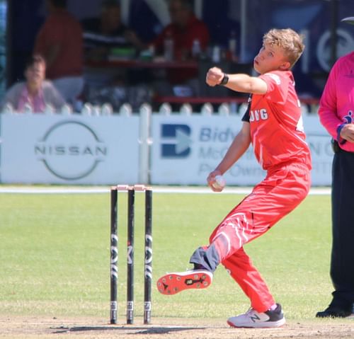 Faf du Plessis of Namibia (Image credits: Andrew Poolman on X)