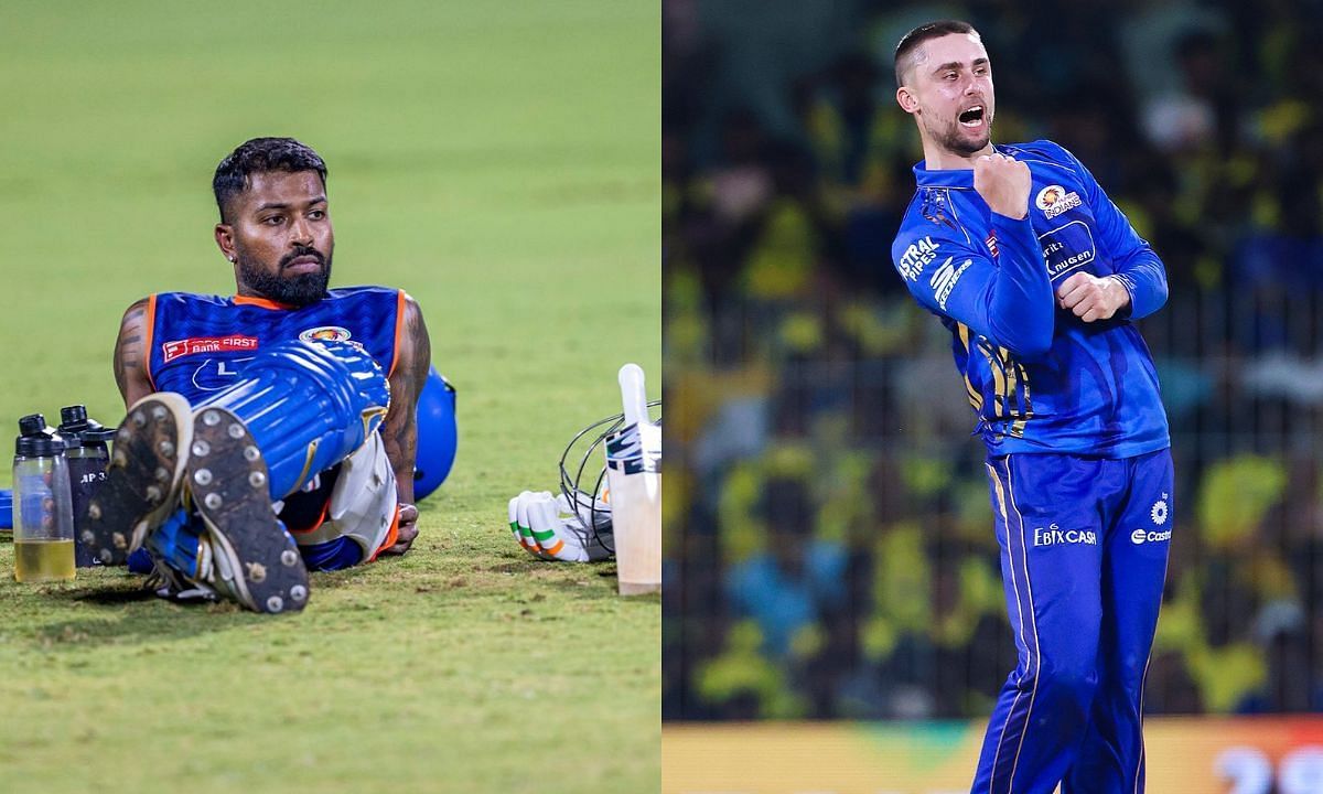 हार्दिक पांड्या और विल जैक्स (Photo Credit: X/@mipaltan)