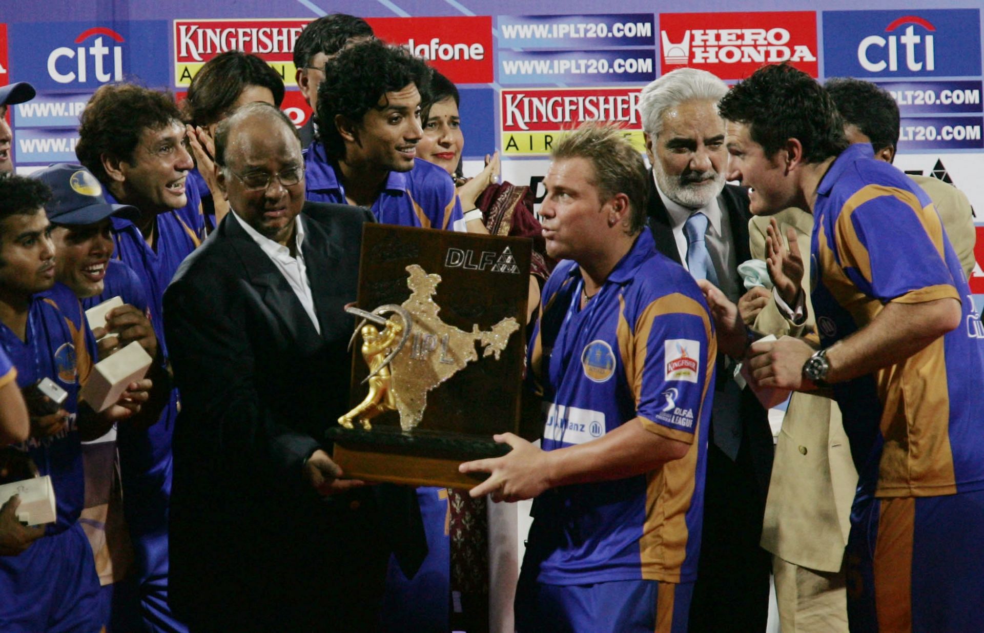 Rajasthan Royals Win Indian Premire League Season 1 - Source: Getty