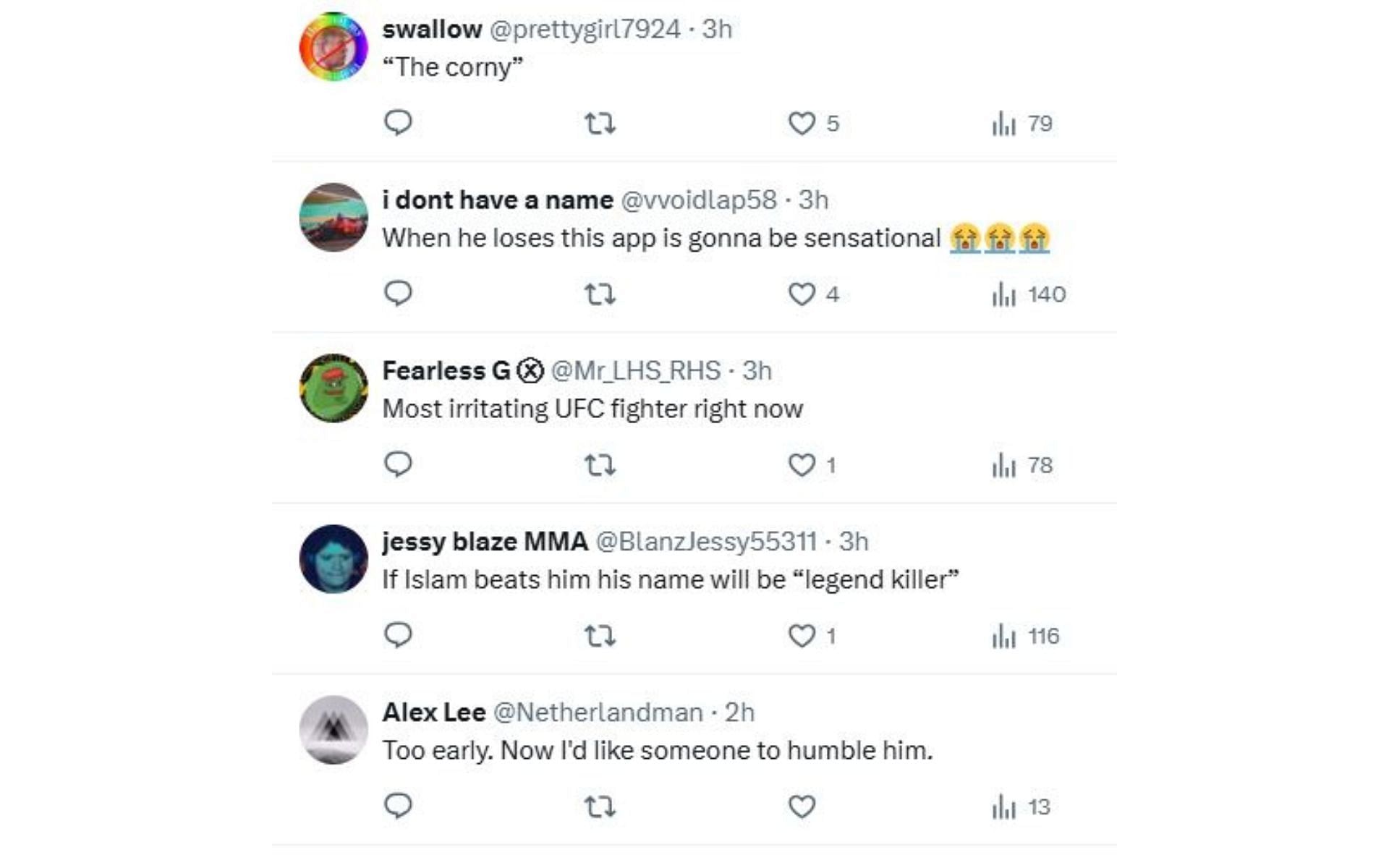 Fan comments. [Screenshot courtesy: @mma_orbit on X]