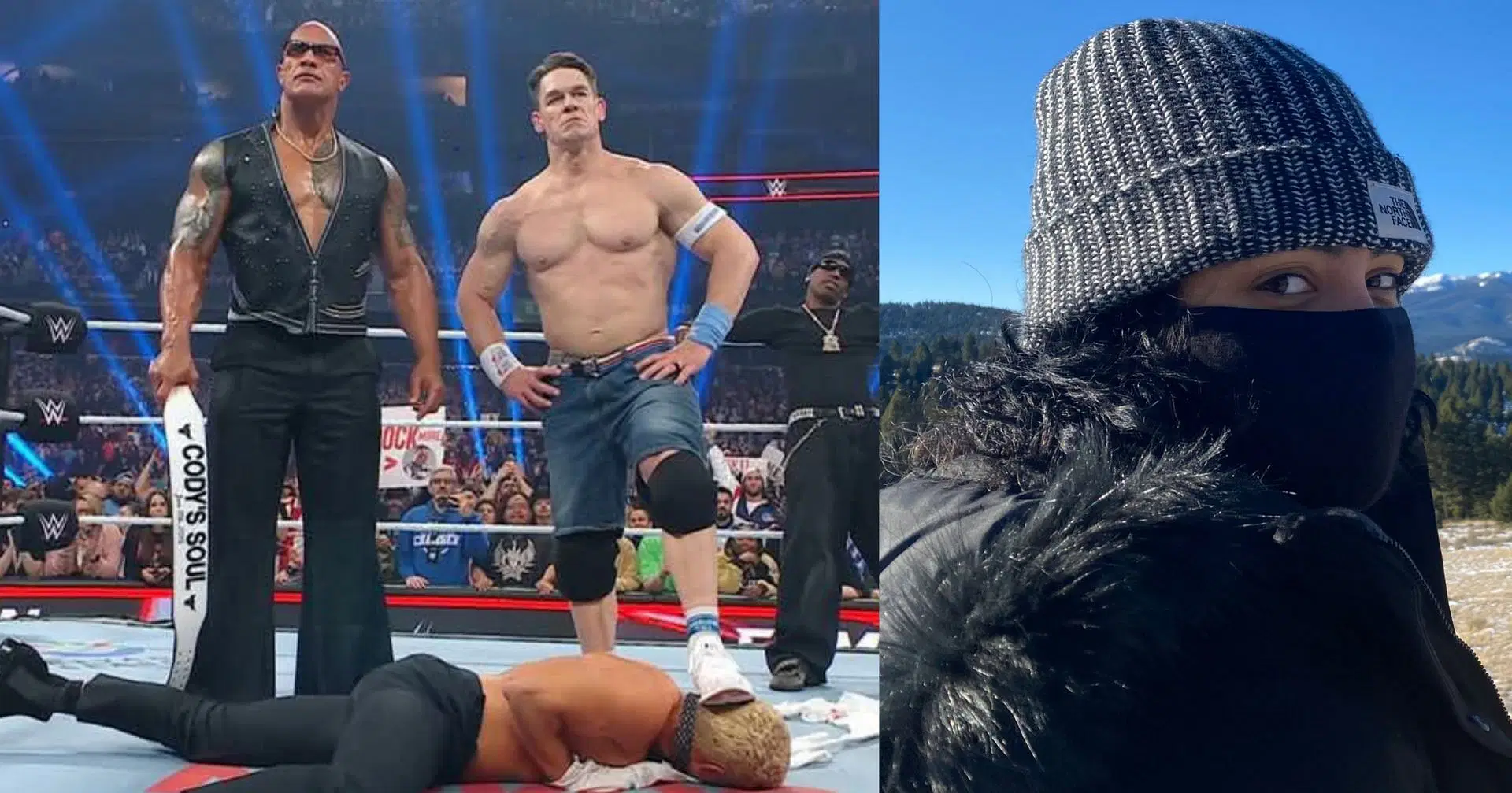 The Rock, John Cena &amp; Ava