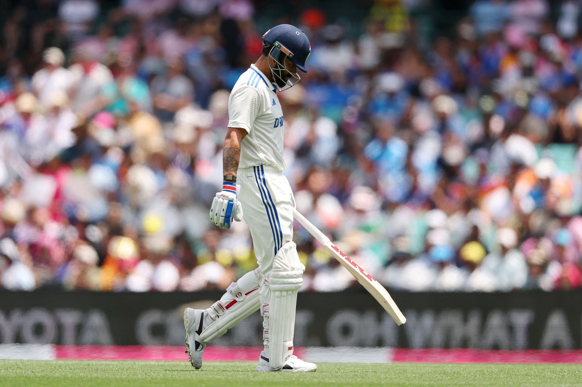 Virat Kohli has slipped massively in the Test arena over the last half-decade [Credit: Getty]