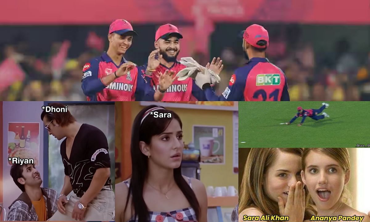 रियान पराग के कैच को लेकर सोशल मीडिया पर प्रतिक्रियाएं (Photo Credit - IPLT20.COM)