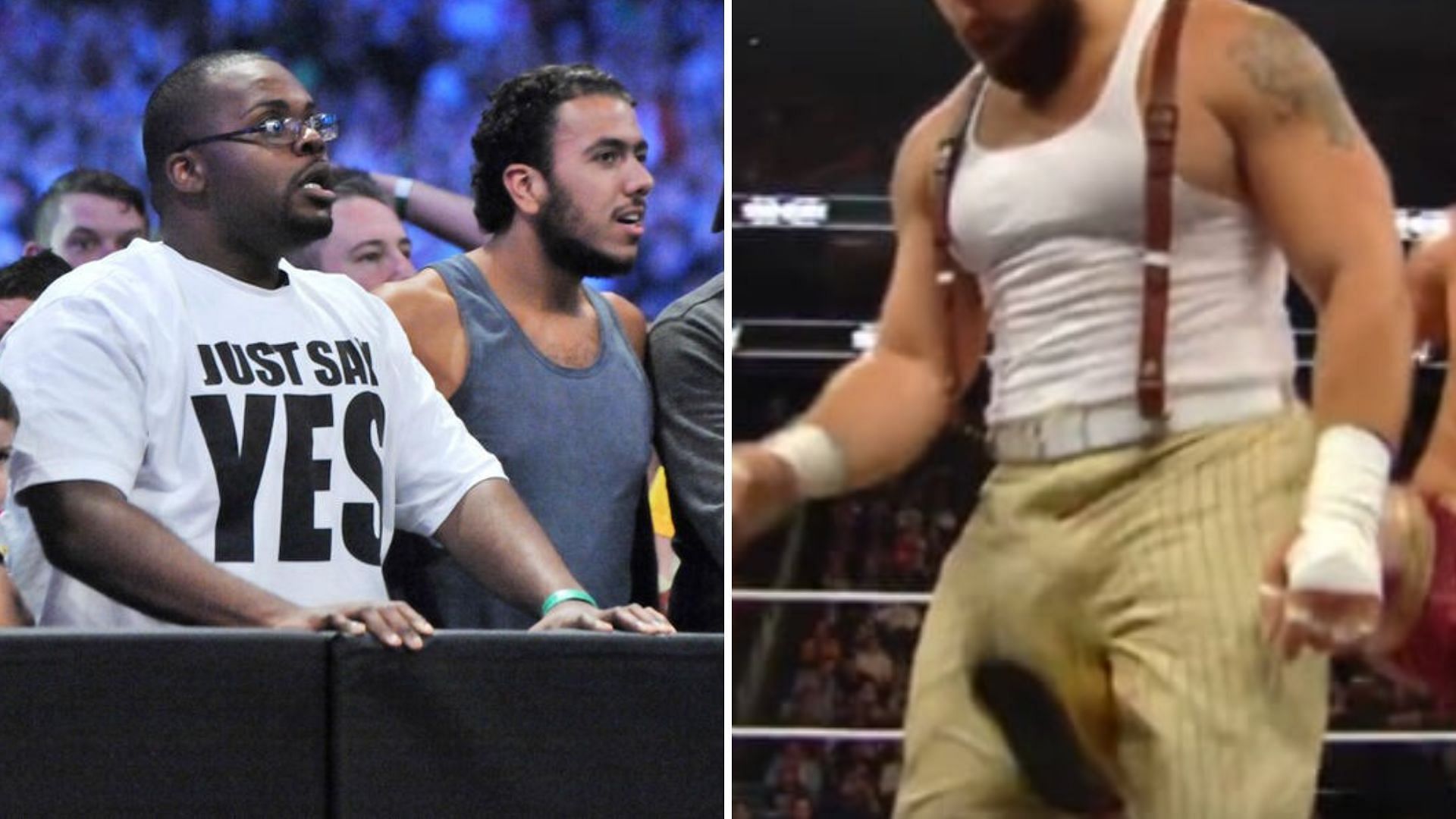 Fans witnessed a shocking betrayal hours before WrestleMania [Image credits: WWE.com and WWE on X screenshot]