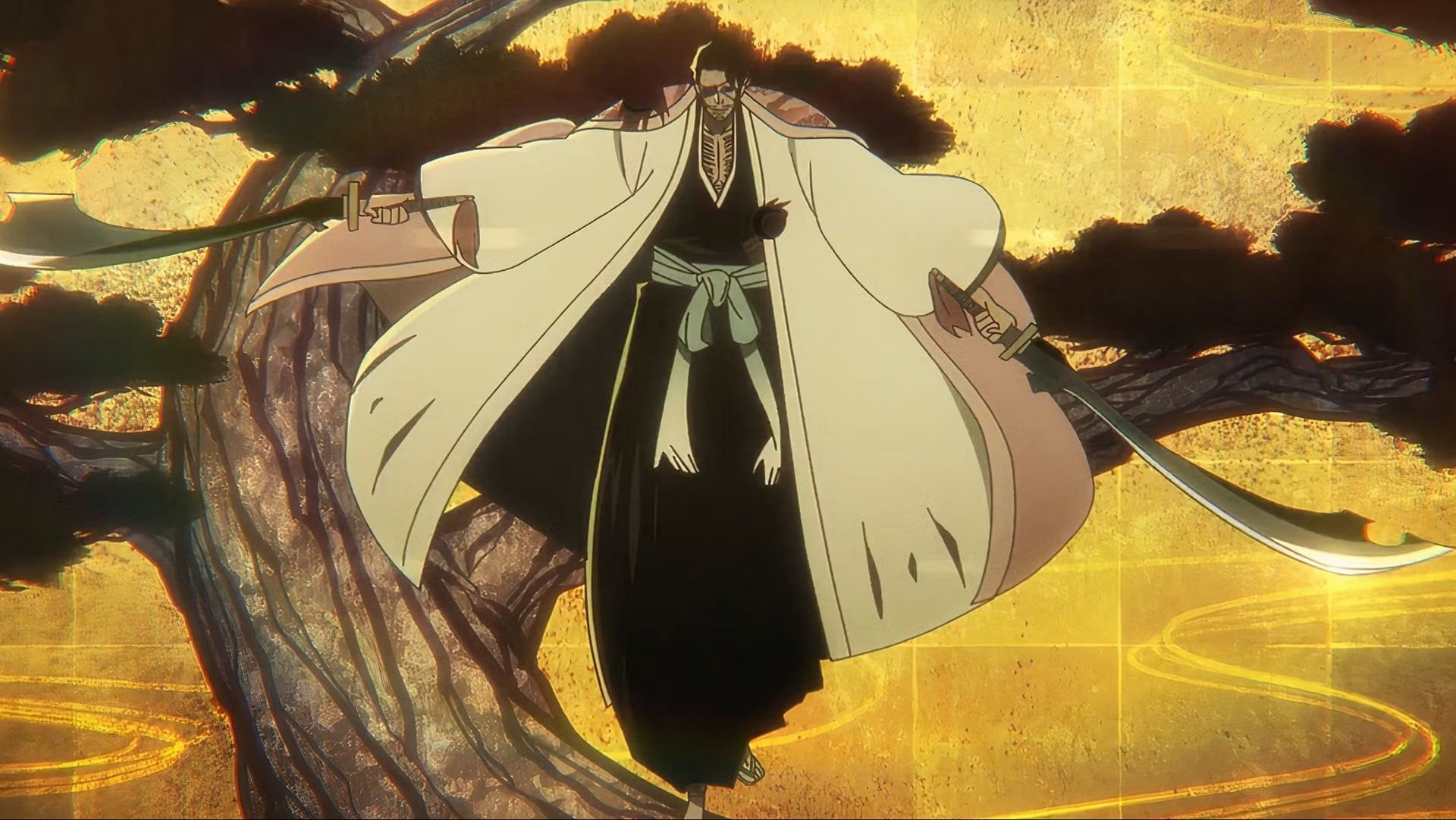 Shunsui from Bleach is one of the anime characters like Kizaru (Image via Pierrot)
