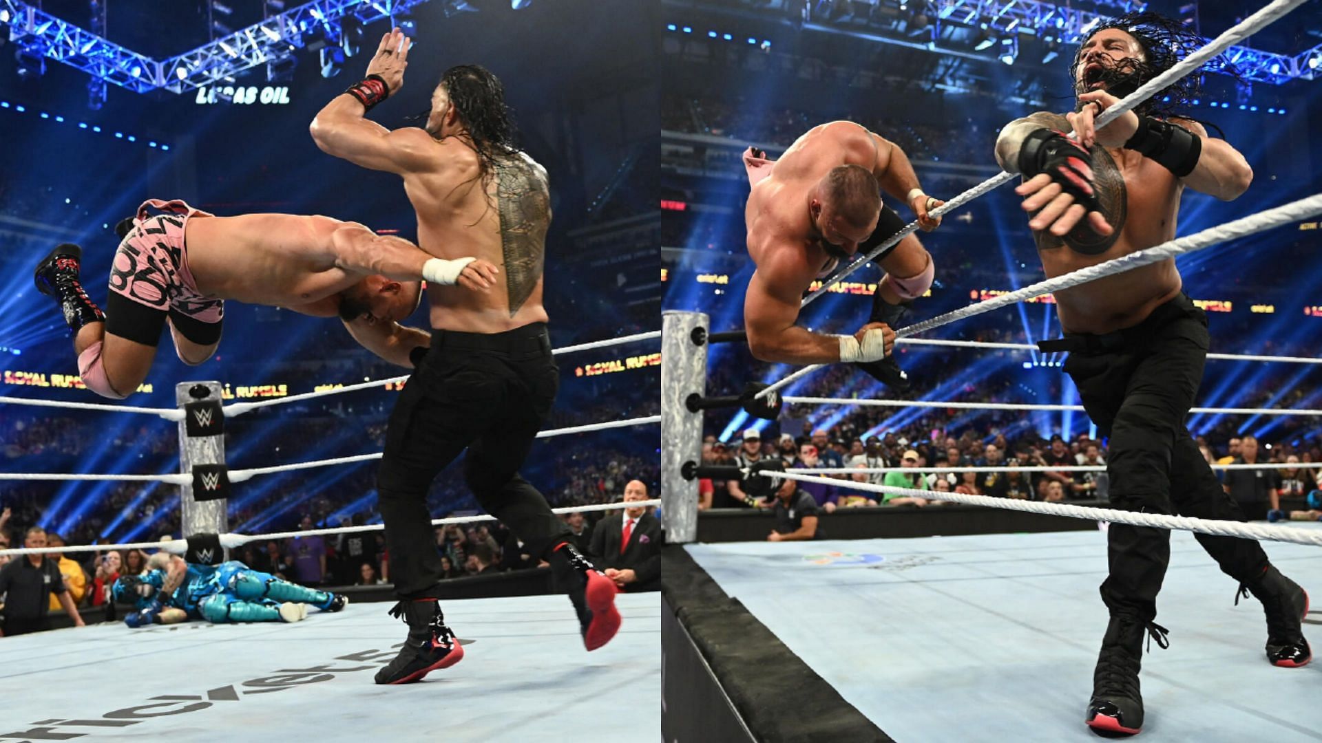 Roman Reigns, Bron Breakker, Royal Rumble 2025, WWE