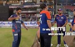 “Sir, why worry when you have Lord?” - Rohit Sharma’s cheeky comment to Sanjiv Goenka after LSG vs MI IPL 2025 match [Watch]