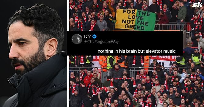 "Nothing in his brain but elevator music", "Hands down one of the worst" - Fans slam Manchester United star after 4-1 loss to Newcastle