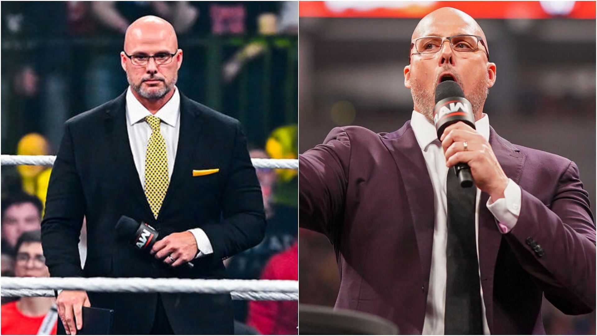 Adam Pearce is the General Manager of RAW. (Images from WWE.com)