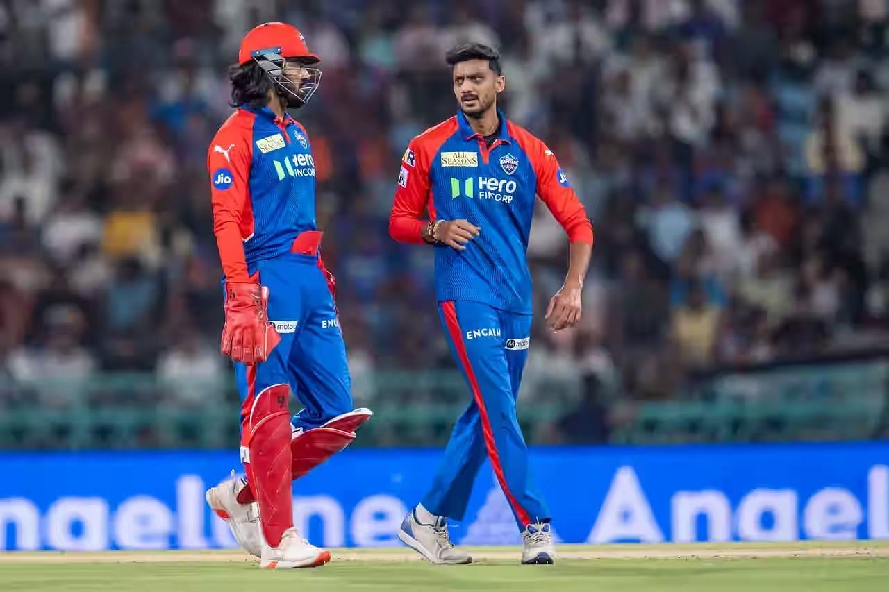 Axar Patel (right) has led DC brilliantly in IPL 2025. [P/C: iplt20.com]