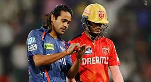 Digvesh Rathi brings out Kesrick Williams' notebook sendoff after dismissing Priyansh Arya in LSG vs PBKS IPL 2025 clash [Watch]