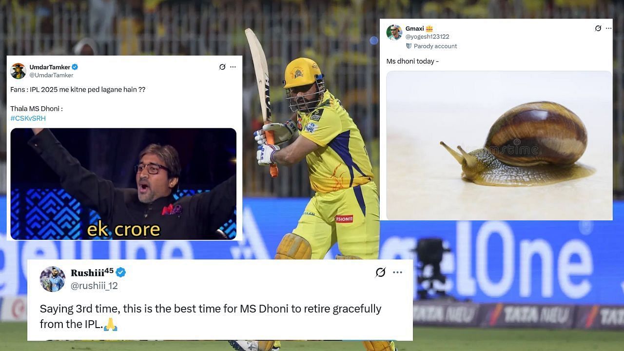 IPL 2025, MS Dhoni, CSK vs SRH
