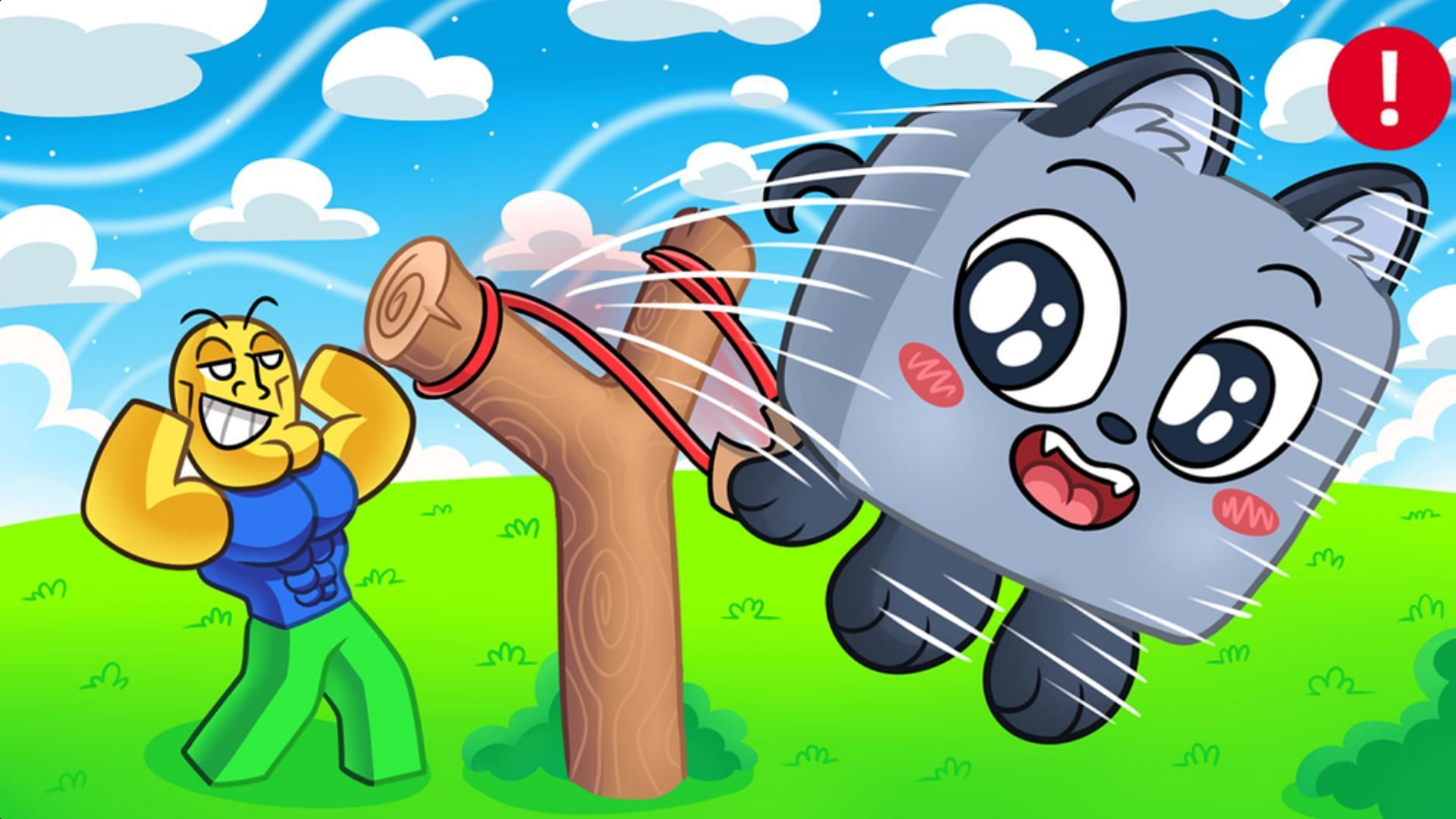 Slingshot your Pets to get Wins (Image via Roblox)