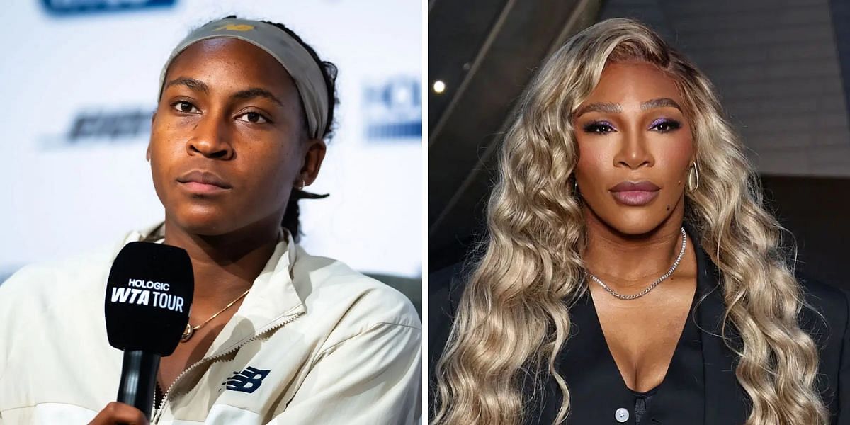 Coco Gauff (left), Serena Williams (right), Sources: Getty