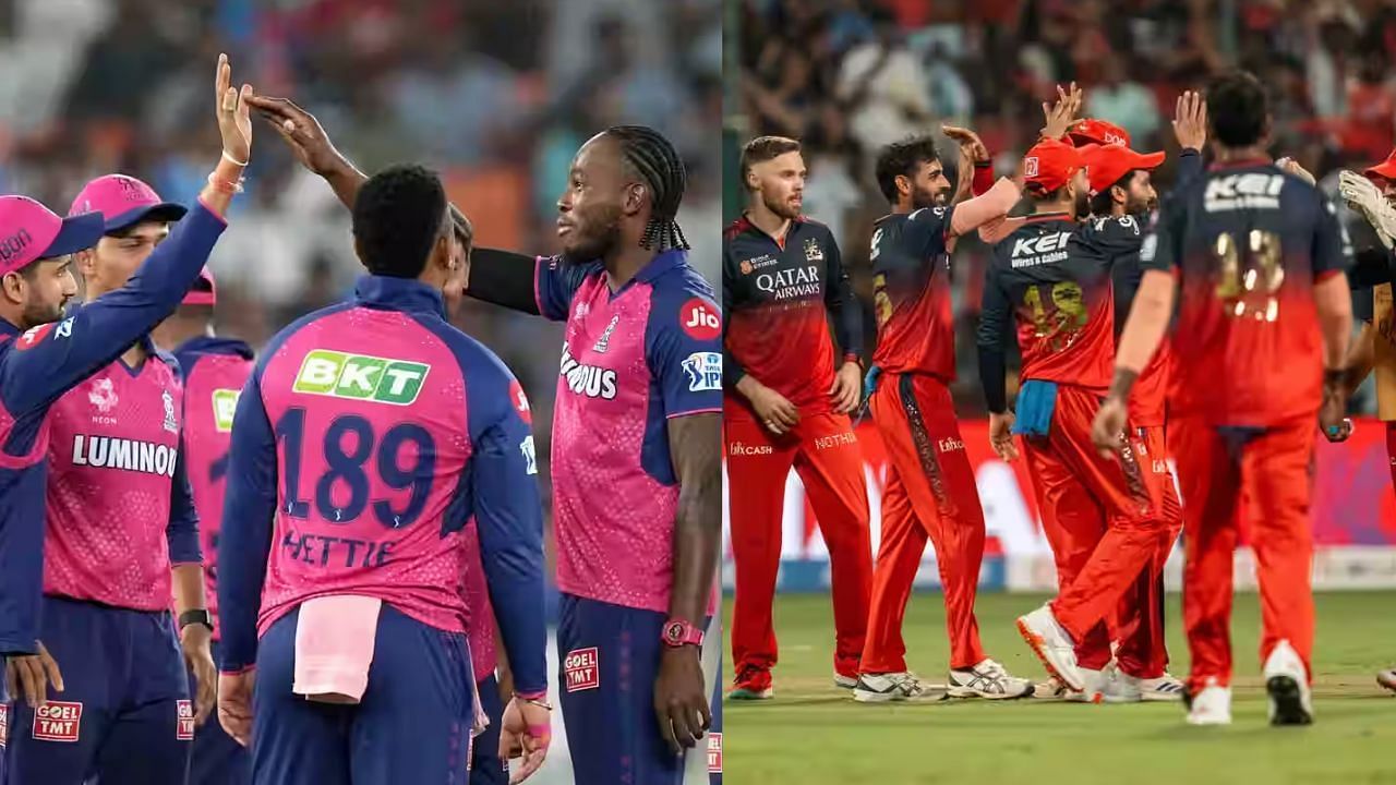 RR और RCB की टक्कर जयपुर में होगी (Photo Credit: BCCI)