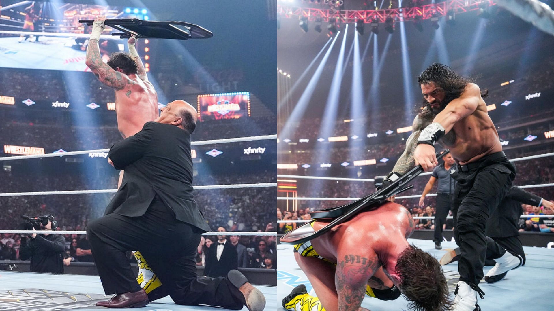 CM Punk, Roman Reigns, Paul Heyman, WWE WrestleMania 41, WWE