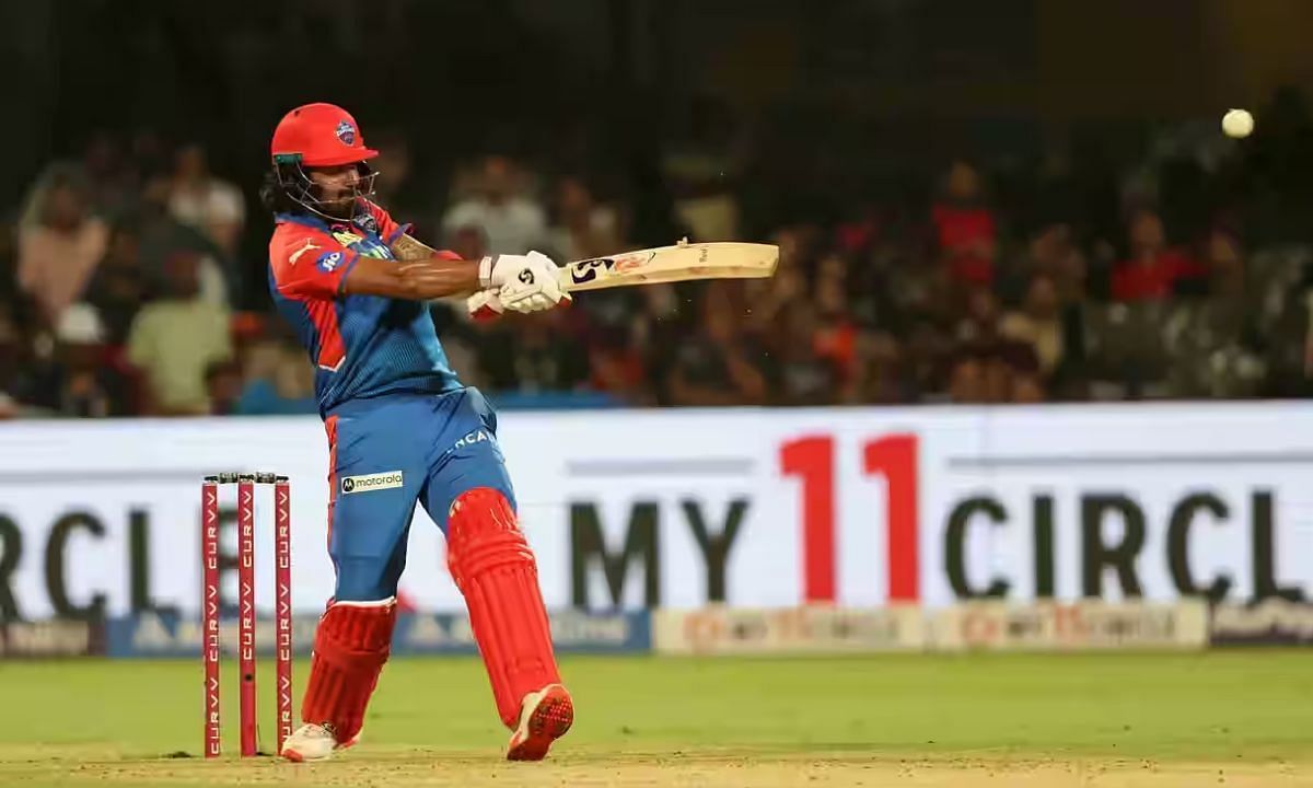 दिल्ली कैपिटल्स के बल्लेबाज केएल राहुल (Image credits: IPLt20)