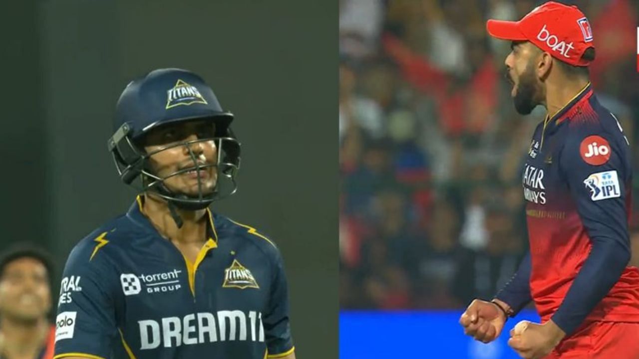 गिल के आउट होने के बाद विराट कोहली दिखे उत्साहित (Pc: X@@StarSportsIndia)