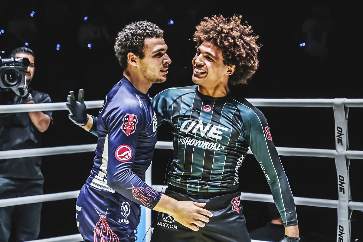 (From left) Submission grappling wizards Tye Ruotolo and Kade Ruotolo
