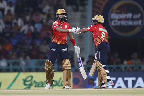 Prabhsimran Singh and Shreyas Iyer were involved in a match-winning 84-run partnership [Credit: Getty]