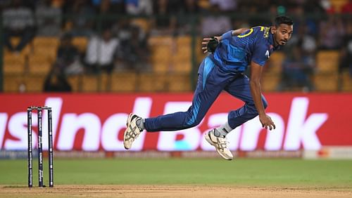 Dushmantha Chameera is one of the overseas seamers in DC's IPL 2025 squad. [P/C: Getty]