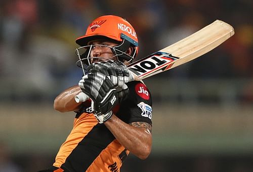 Pandey while playing for the Sunrisers Hyderabad. [Source: Getty]